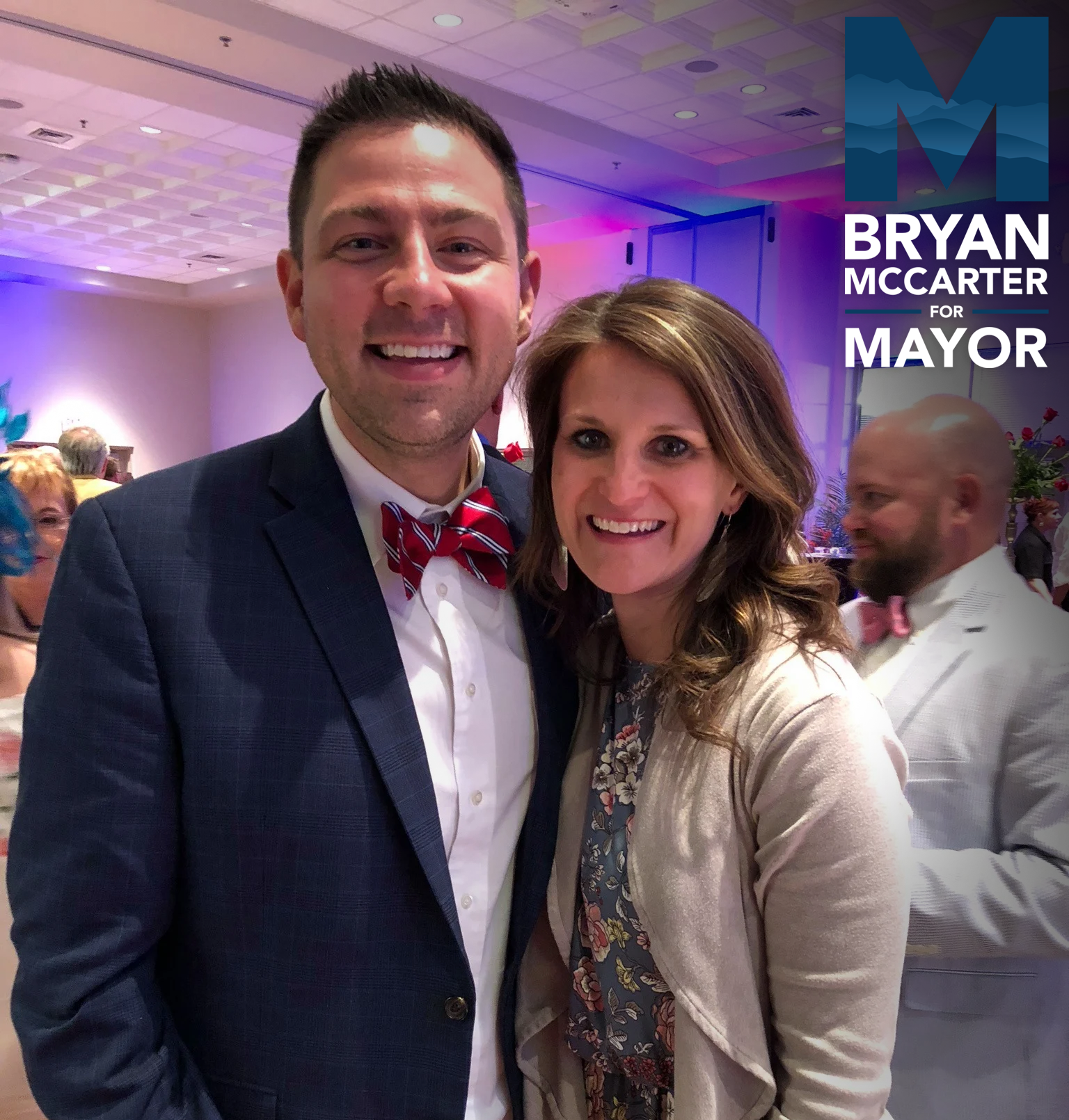 Bryan McCarter and his wife